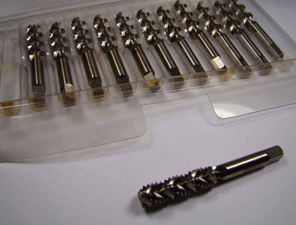 UCT Bottoming Spiral Flute Taps 7/16-14 GH-3 3FL HSG 45° UNC (12 Pcs)