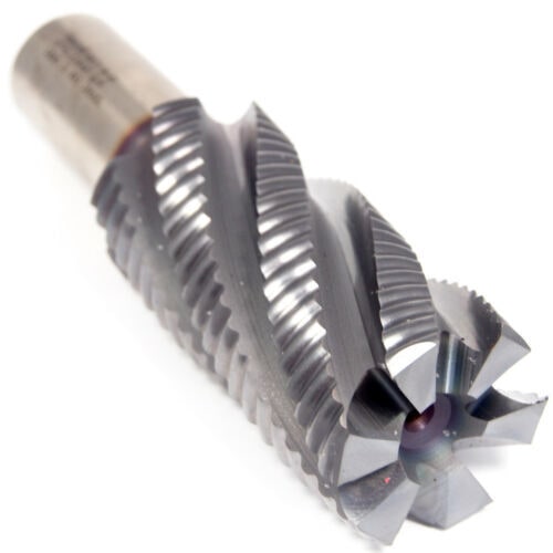HANITA Cobalt Corner Chamfer End Mill 2" 8FL TiCN 0.020" Chamfer TC621751009