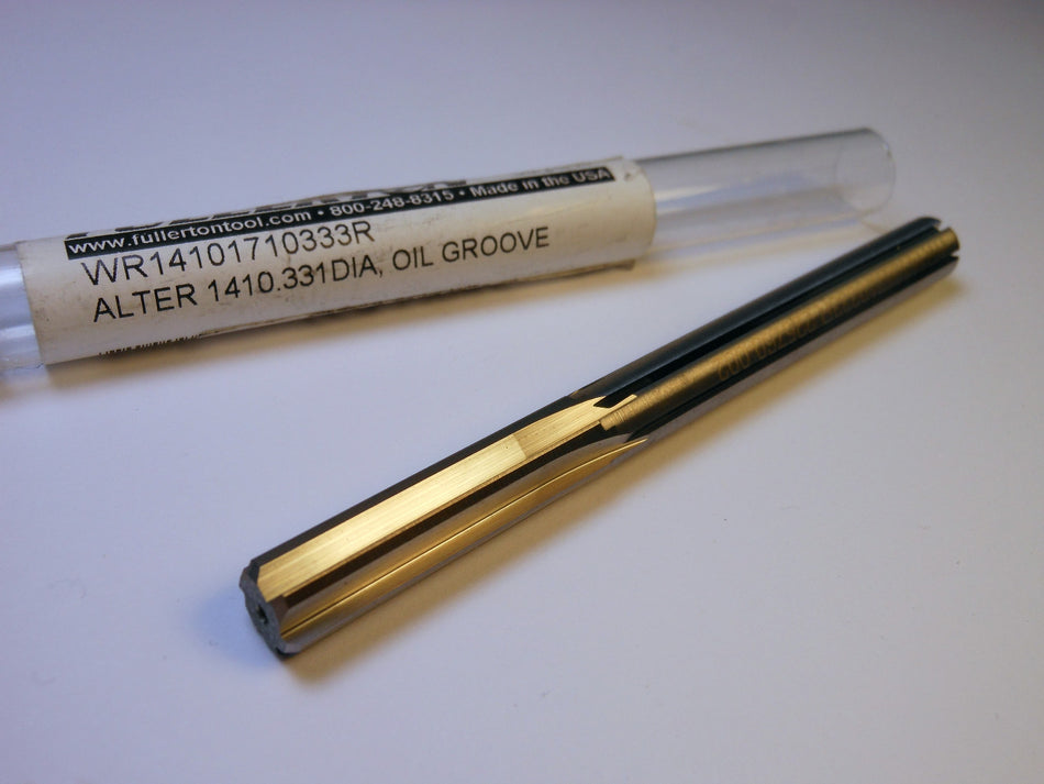 FULLERTON Carbide Oil Groove Reamer 0.331" 6FL ALTER WR14101710333R