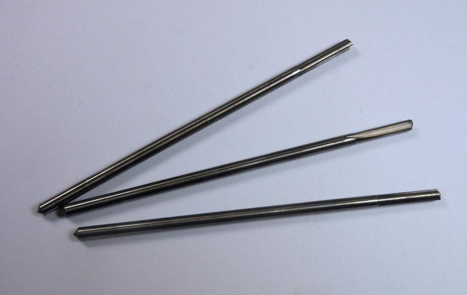 BASSETT Carbide Special Drills 1/8" 2FL 135° 5/8" LOC x 3-1/2" (3 Pcs)