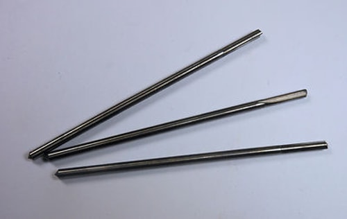 BASSETT Carbide Special Drills 1/8" 2FL 135° 5/8" LOC x 3-1/2" (3 Pcs)