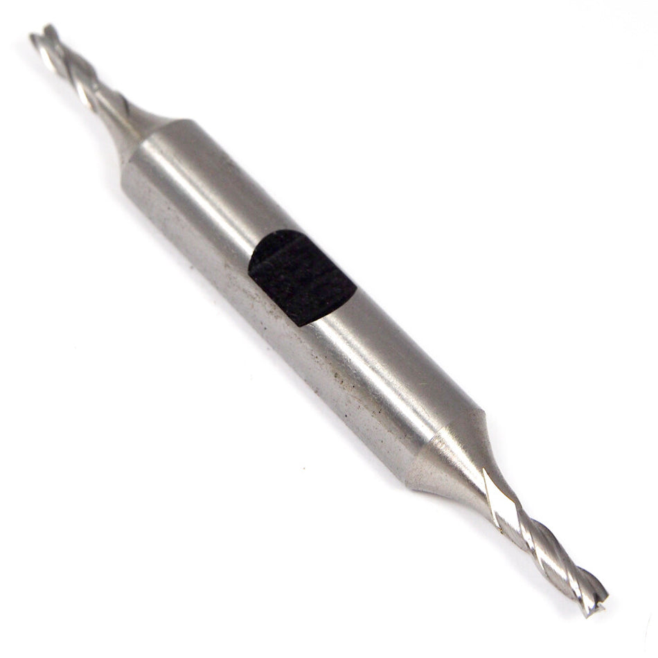 Hertel 87151072 Double Square End Mill 1/8" 3FL HSS Uncoated