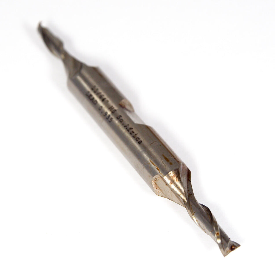 PUTNAM Square Double End Mill 11/64" 2FL HSS 94586