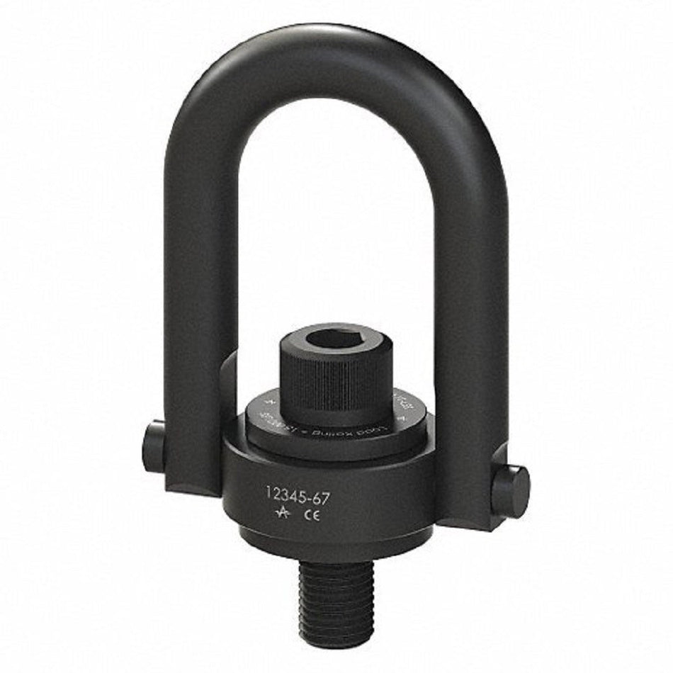ADB 23503 50000 Lb Working Load 1" 180° Pivot 360° Swivel Angel Hoist Ring -
