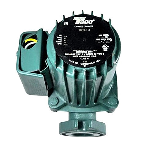 Taco 0010-F3 1/8 HP 115V Cast Iron Flanged Hydronic Circulator Pump