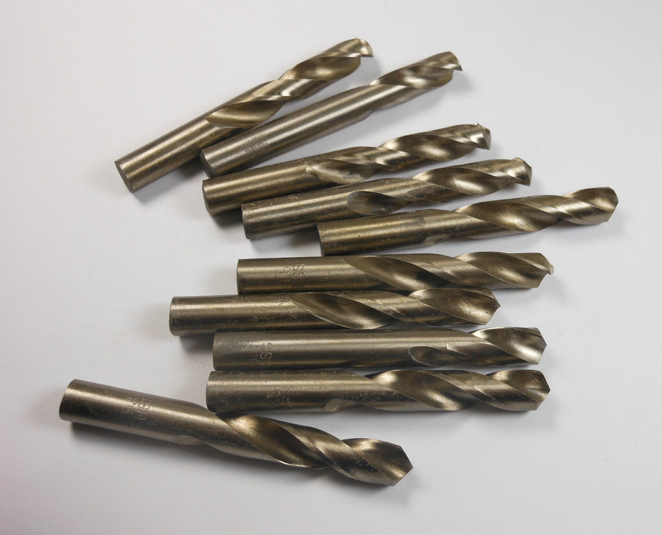 Screw Machine Drills 9.5mm HSS 40mm LOC x 84mm OAL (10 Pcs)