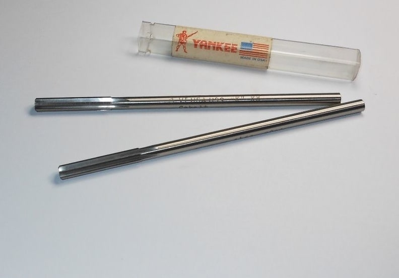 YANKEE Straight Cobalt Reamers "K" 0.2810" 6FL 1-1/2" x 6" USA (2 Pcs)