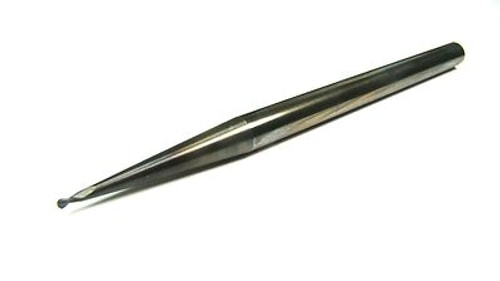 VELOCITY Carbide Ball End Mill 0.060" 2FL 1/4" x 0.060" x 4"