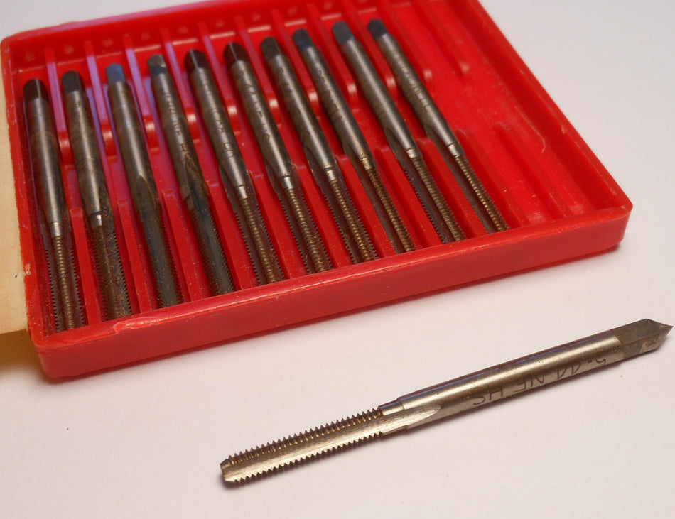 Bottoming Ground Thread Hand Taps #5-44 H1 3FL HSS UNF (11 Pcs)