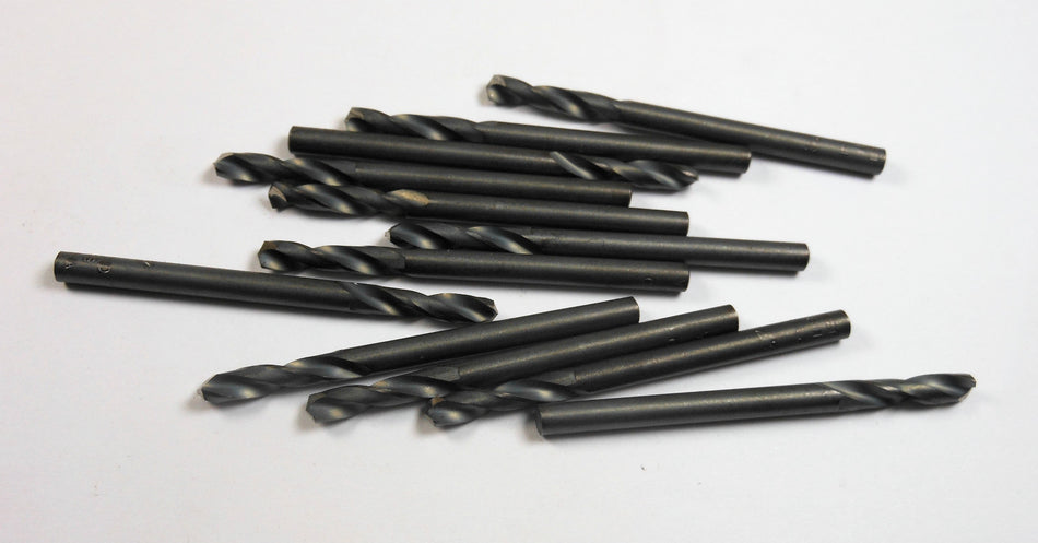 Screw Machine Drills 3.7mm HSS Oxide 135° 20mm LOC x 52mm OAL (12 Pcs)
