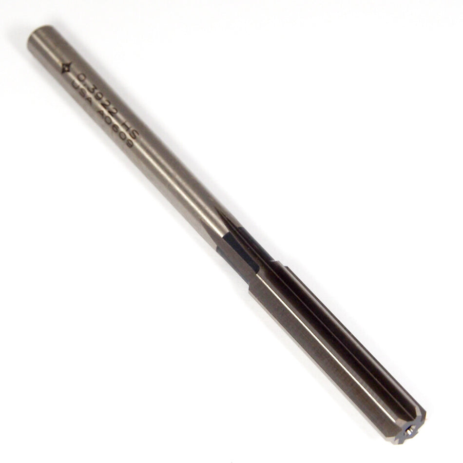 Cleveland C27433 Straight Chucking Reamer 0.3922" 6FL HSS TiCN
