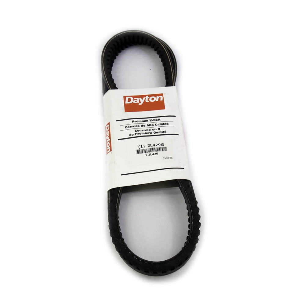 Dayton 2L429 5VX730 Cogged V-Belt 73 In x 5/8 In x 13/32 In