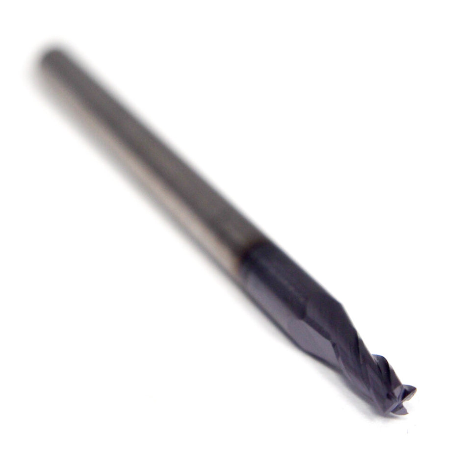 Garr Tool Carbide Square End Mill 2.05mm 4FL TiAlN