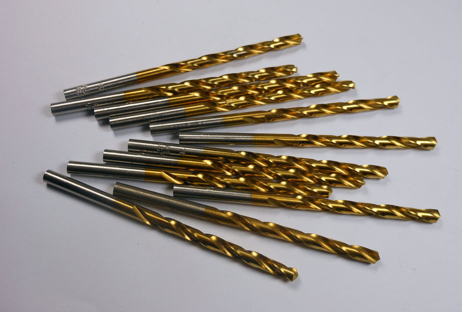 Jobber Drills #16 HSS TiN 118° 2-3/16" LOC x 3-3/8" OAL (12 Pcs)