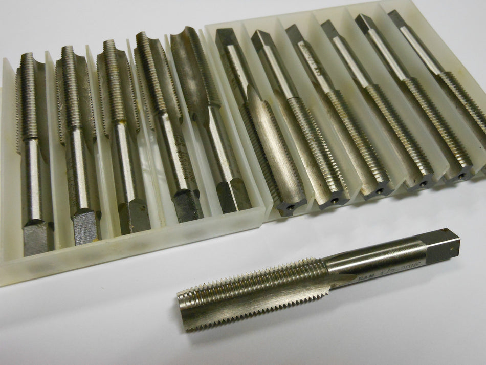 R&N 26232 Plug Hand Taps 1/2-20 H3 3FL HSS UNF (12 Pcs)