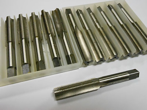 R&N 26232 Plug Hand Taps 1/2-20 H3 3FL HSS UNF (12 Pcs)