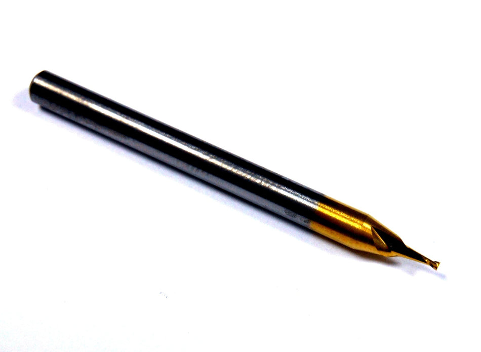 Robb Jack End Mill 0.03" 2FL TiN 1/8" x 0.045" x 1-1/2"  C-SS-2-030T