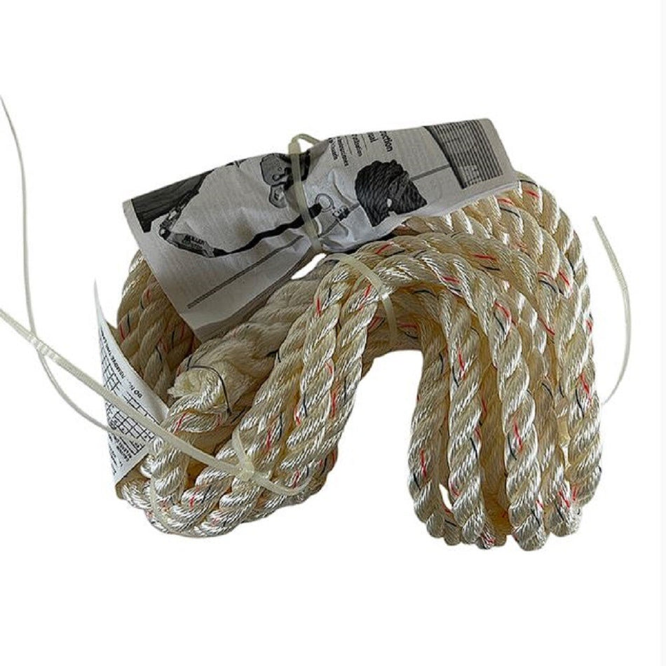 Honeywell Miller 195R-2/25FTWH 25 ft 300 Lb White Nylon Replacement Rope -
