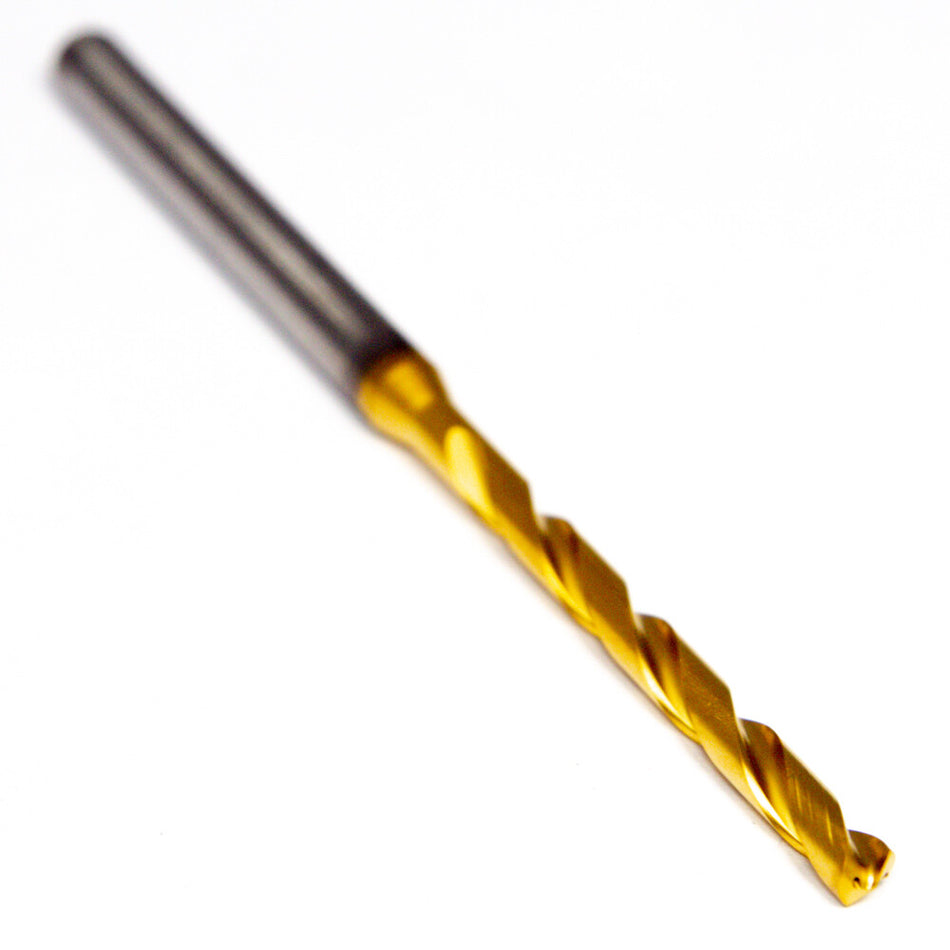 Kennametal 4151758 Carbide Taper Length Drill #34 0.1110" 140° TiALN