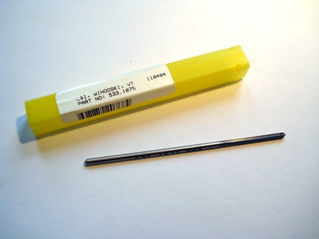 L&I Chucking Reamer 0.1075" 4FL HSS Straight 7/8" x 3-1/2" OAL USA -2215E809