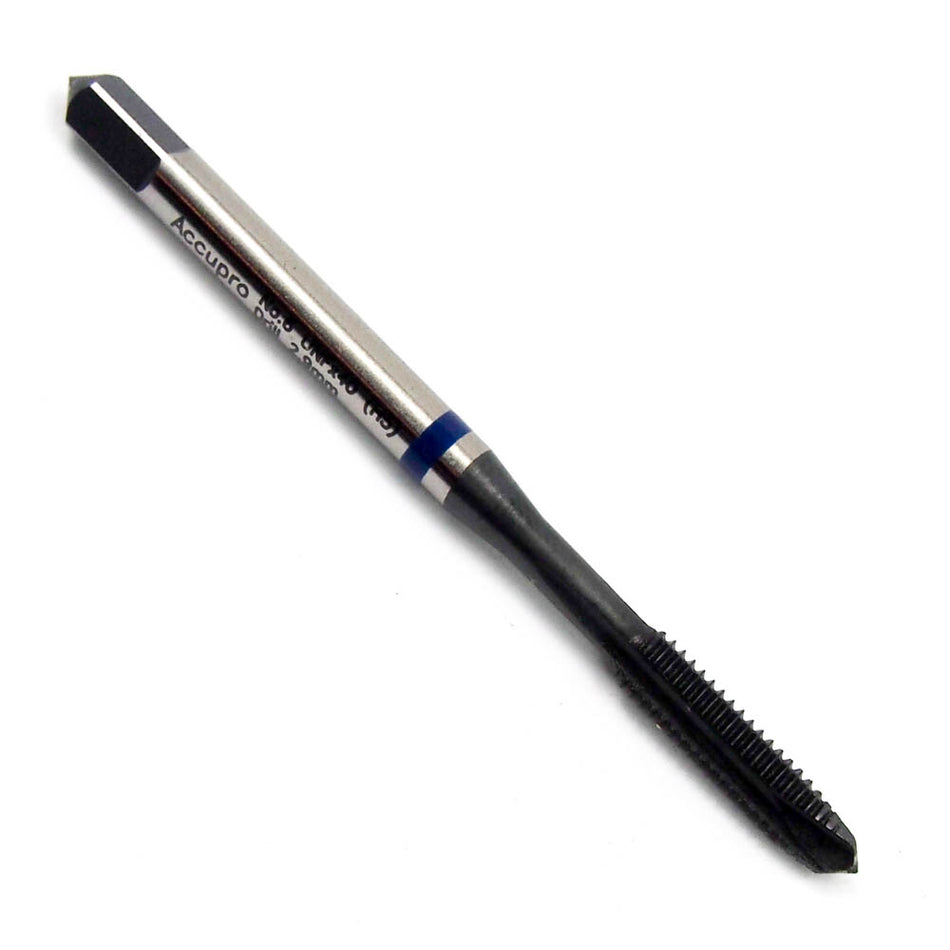 ACCUPRO #6-40 Spiral Point Plug Tap | HSSE Oxide H5 3FL | Blue Band