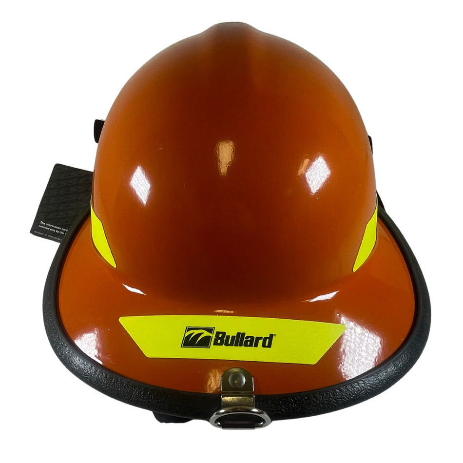 Bullard FXSORGIZ2 6-1/2 to 8 Hat Size Orange Modern Fiberglass Fire Helmet -