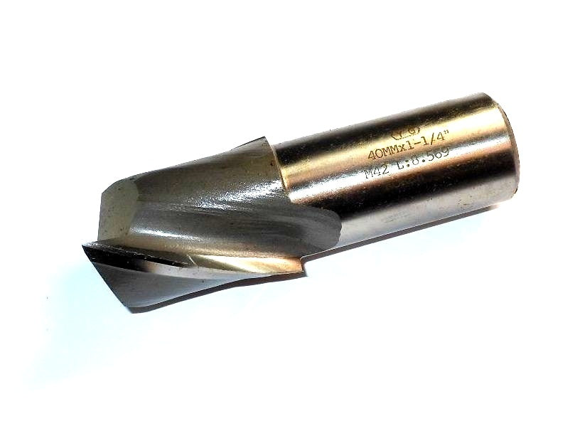 YG1 Cobalt Square End Mill 40mm 2FL 1-1/4" x 2" x 4-1/2" 15300
