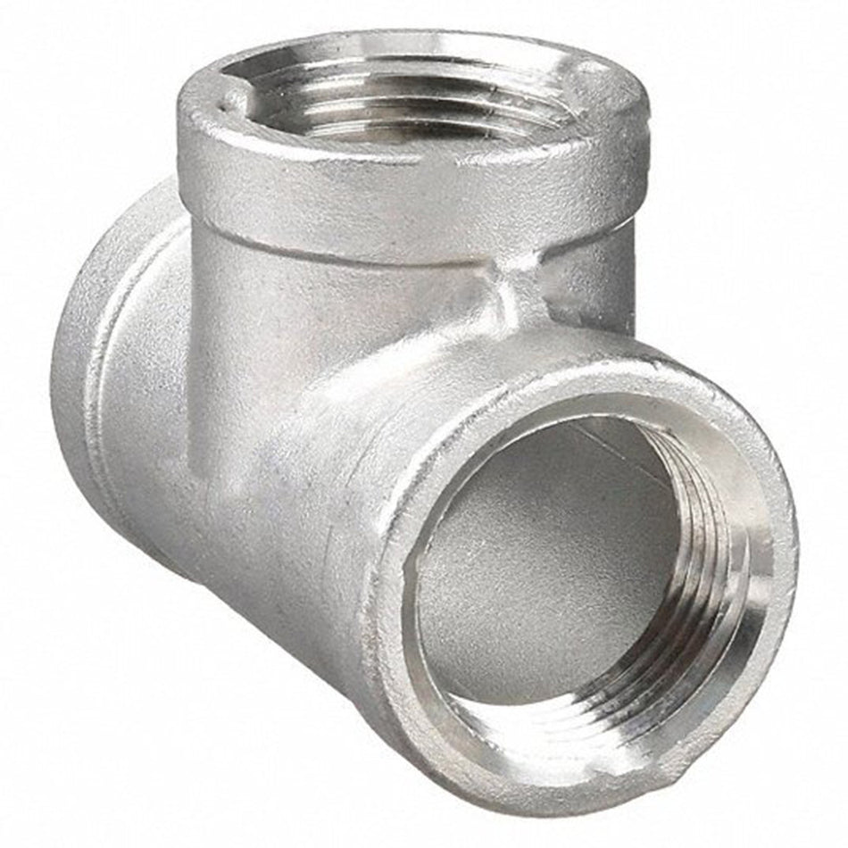 Value Collection 40TE111N030 3" Class 150 Stainless Steel FNPT Tee