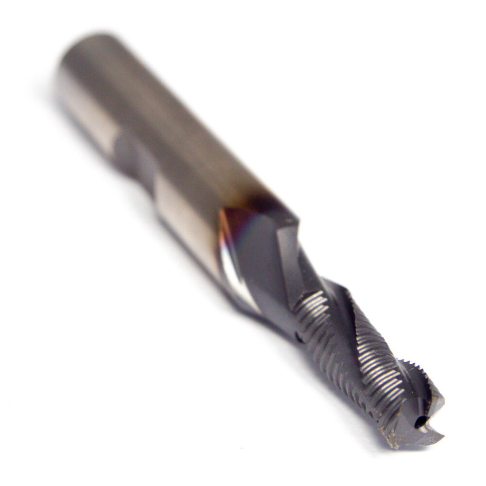 Brubaker 96104-89-B Cobalt Roughing End Mill 1/4" 3FL TiAlN