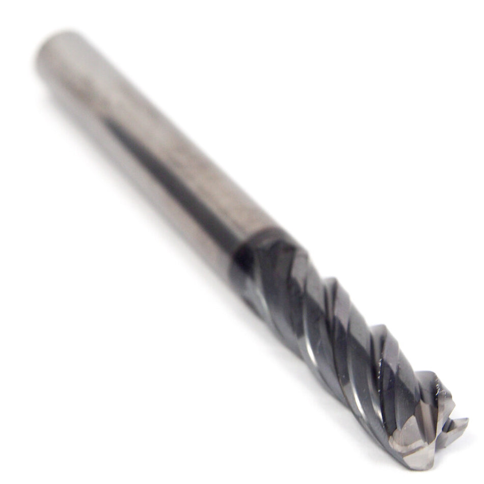 Sandvik Coromant 26260137 Plura Carbide End Mill 10mm 4FL PVD 0.15mm Chamfer