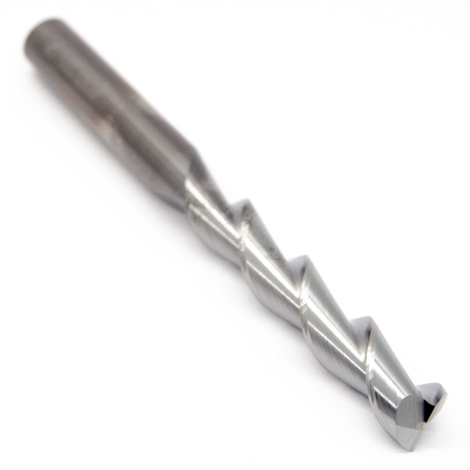 Fullerton 38240 Carbide Square End Mill 3/8" 2FL Uncoated 4" OAL