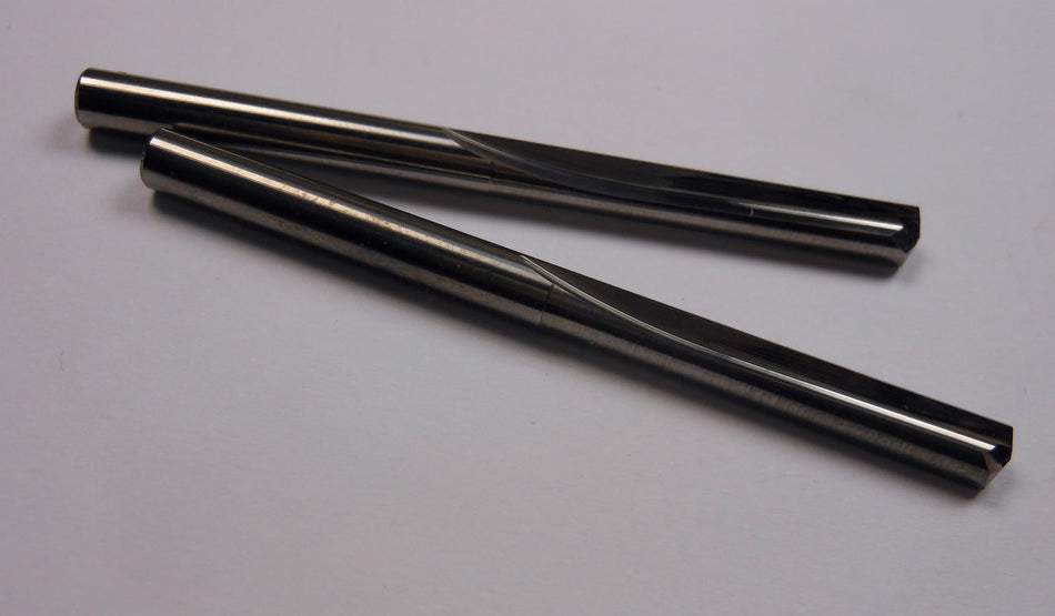 Carbide Straight Flute Drills #22 (0.1579") 140° 2FL 1-1/16" x 2-1/8"  (2 Pcs)