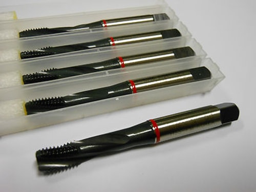 Spiral Flute Taps 5/16-24 GH3 3FL HSS-PM Red Ring UNF (5 Pcs)