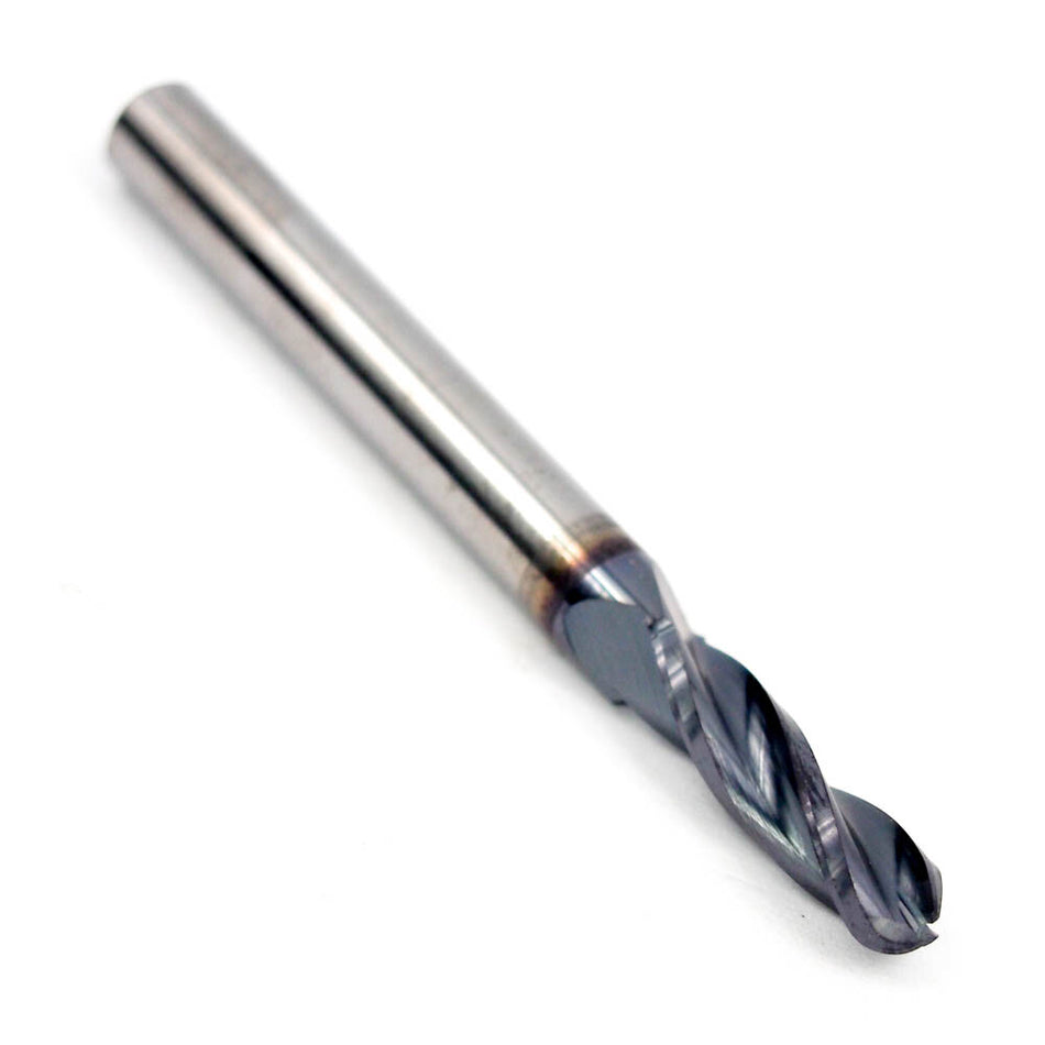 Hartland Carbide Ball End Mill 0.2160" 3FL TiALN 0.250" x 0.750" x 2-1/2"
