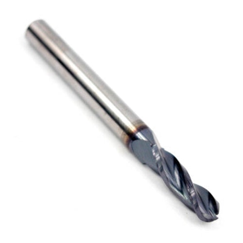 Hartland Carbide Ball End Mill 0.2160" 3FL TiALN 0.250" x 0.750" x 2-1/2"