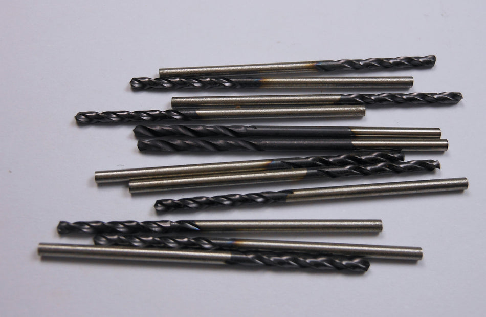 Screw Machine Cobalt Drills #50 0.070" 135° TiAlN 11/16" x 1-11/16"  (12 Pcs)