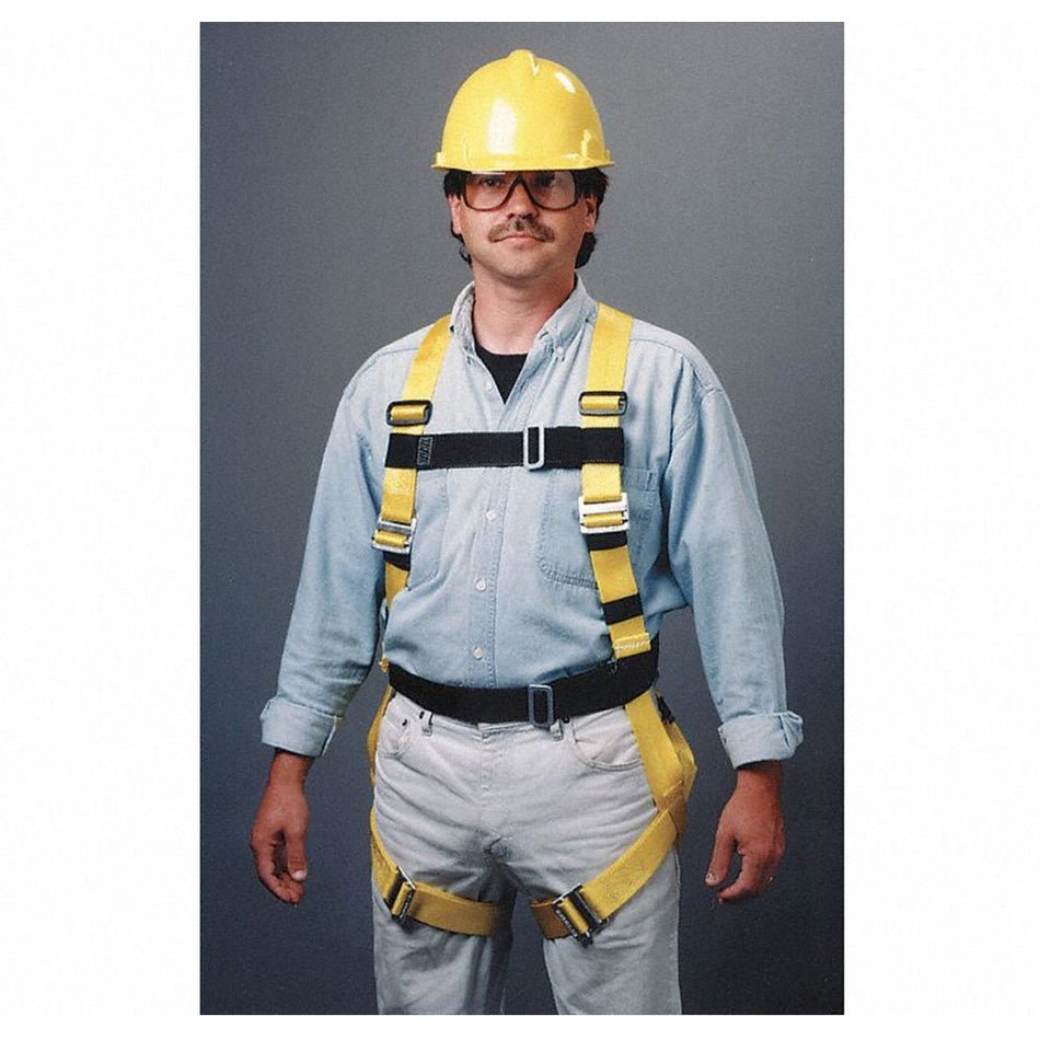 Miller 8095-70/MYK 310 Lb Size M Full Body Harness with Back D-Ring -