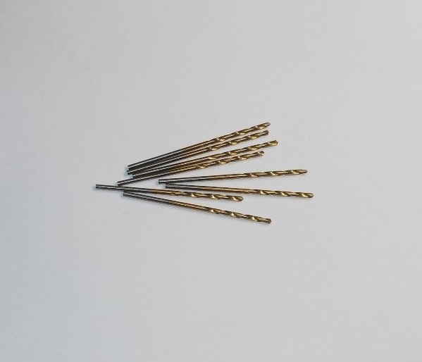 Jobber Length Drills #53 HSS 118° TiN 7/8" LOC x 1-7/8" OAL (8 Pcs)