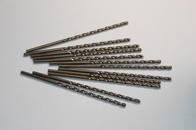 Cobalt Taper Length Drills 3.2mm 135° Gold 106mm OAL 45072 (12 Pcs)