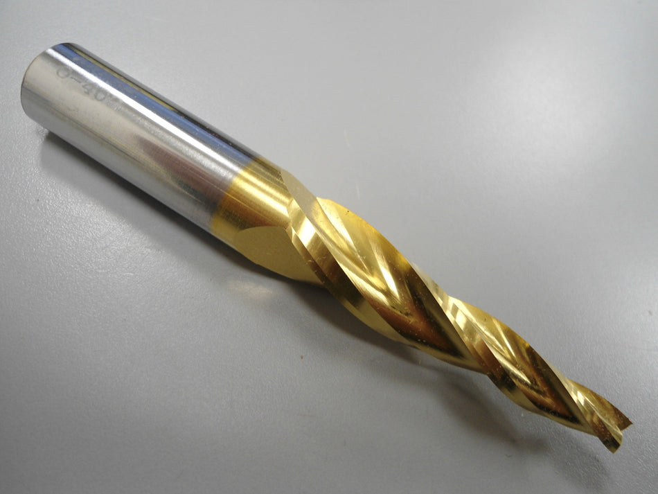 Tapered End Mill 1/4" 5° 3FL HSS TiN 2-1/4" FL 5/8" x 4-3/8"