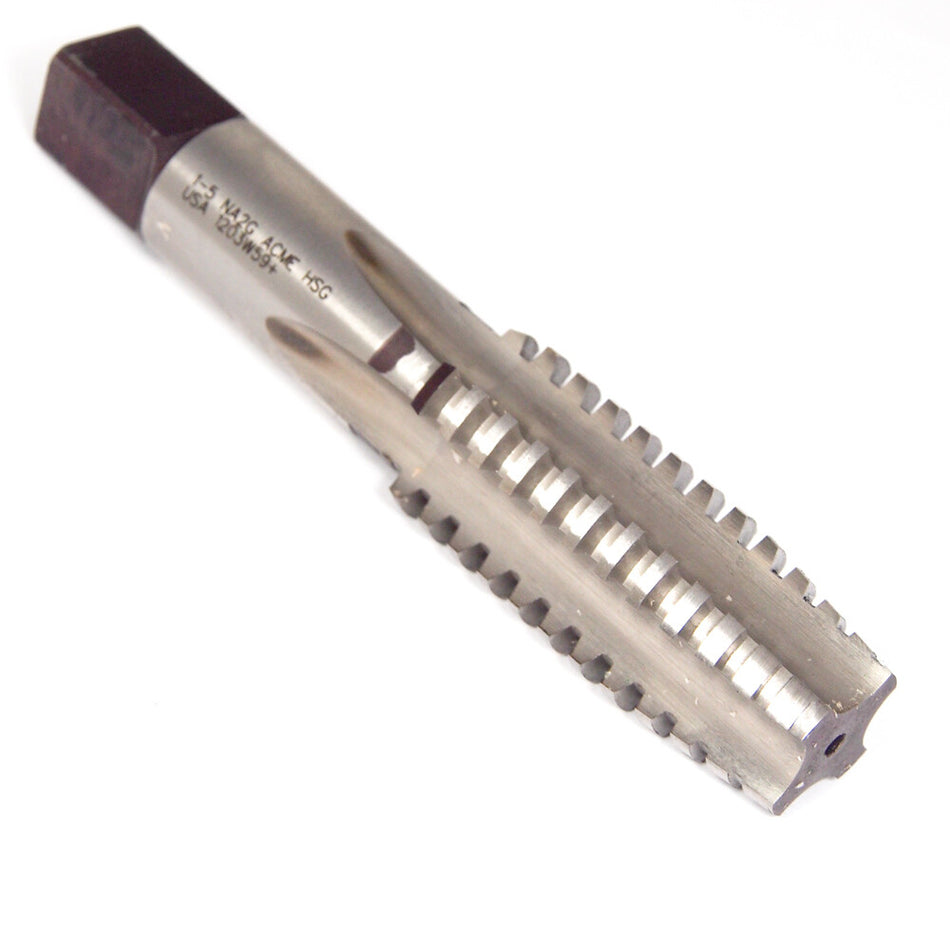 Bottoming Hand Tap 1-5/8-12 H6 6FL HSS Bright 74876095