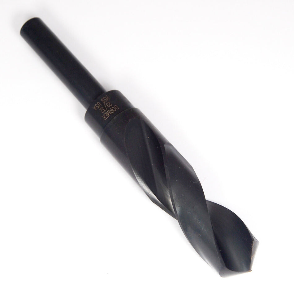 DORMER Reduced Shank Drill 29/32" x 1/2" Shank 118° HSS Oxide A170 0121863