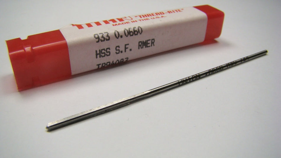 TITAN Straight Chucking Reamer 0.0660" 4FL HSS 1/2" x 2-1/2" TR94084