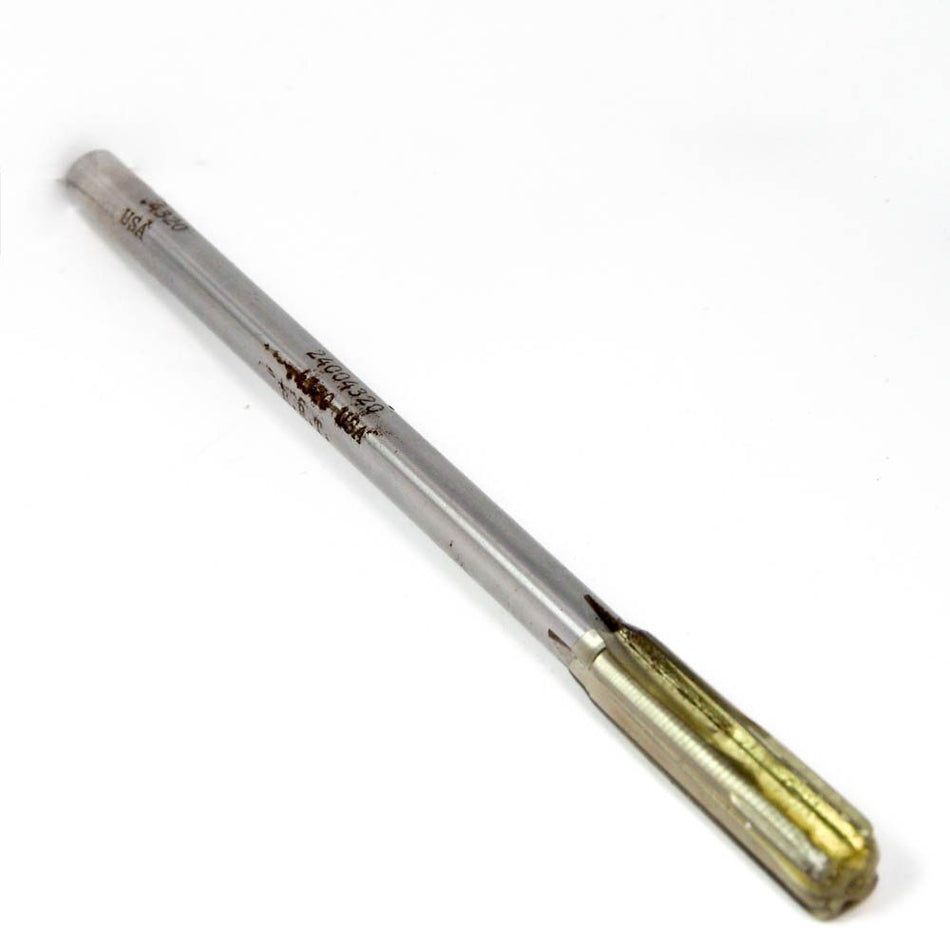 Carbide-Tipped Straight Reamer 0.4320" 4FL