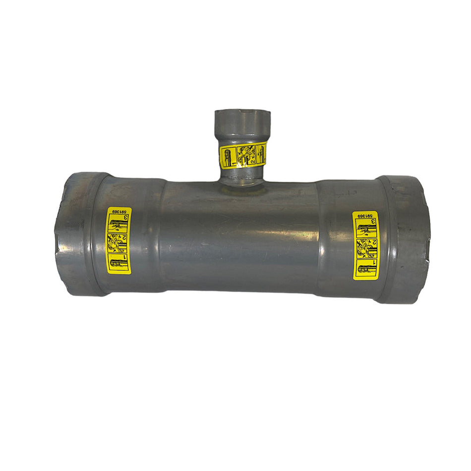 Viega 25381 2" x 2" x 1/2" Carbon Steel Tee