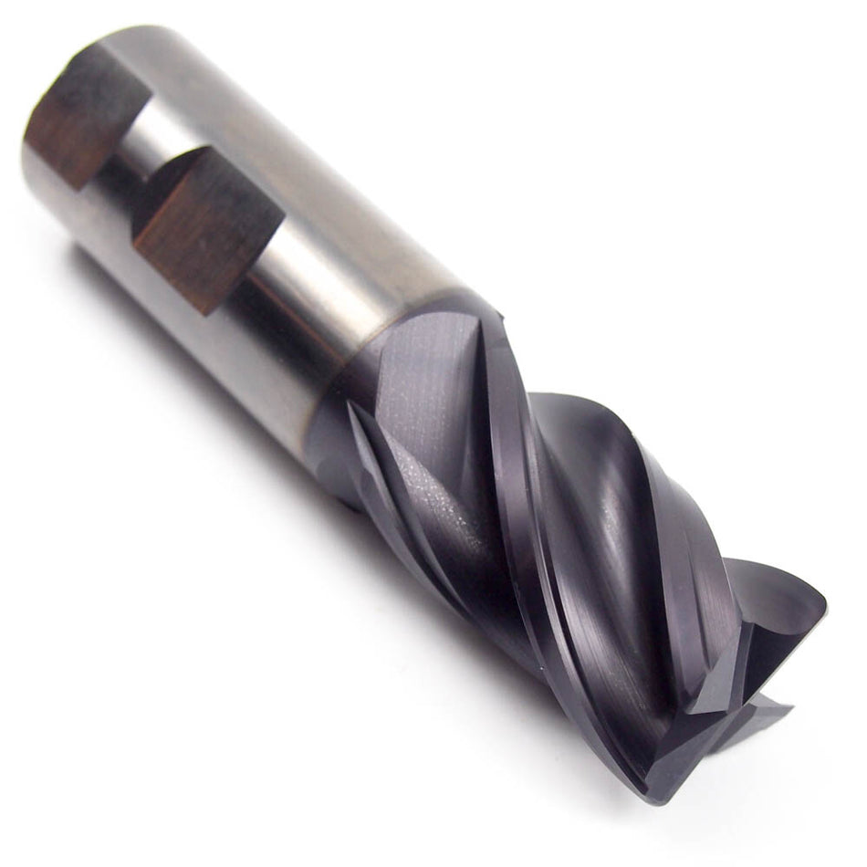 HANITA TF4V0525008C 1"Carbide Corner Radius End Mill 4FL TiAlN 0.06" Radius