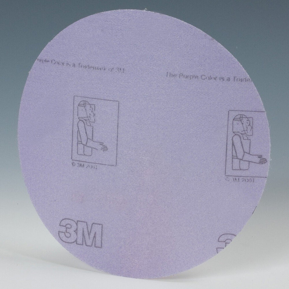 3M 7100150135 5" 320 Grit Extra Fine Grade Hook & Loop Disc (Box of 500)