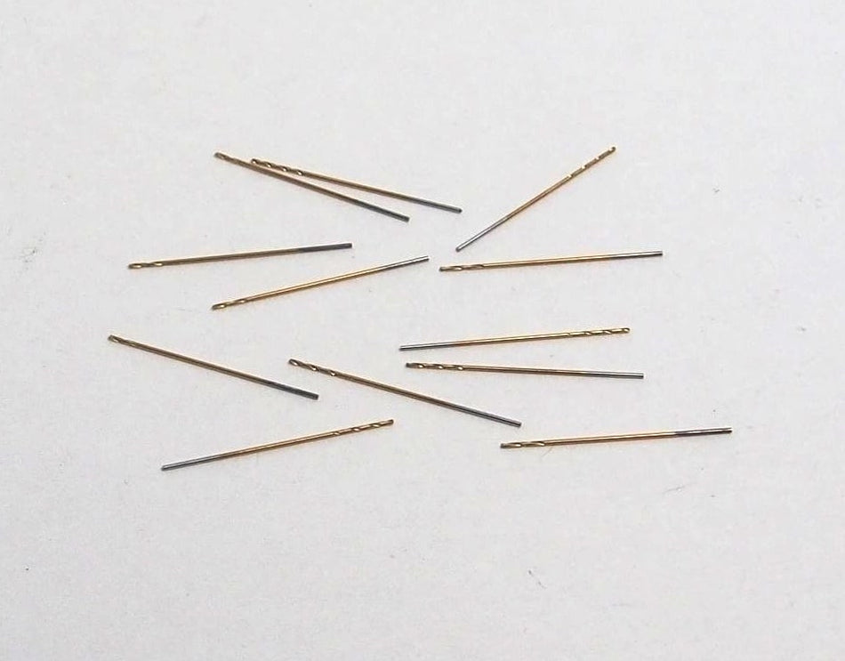 Hertel Jobber Length Drills 1/64" HSS 118° TiN 3/4" OAL USA (12 Pcs)