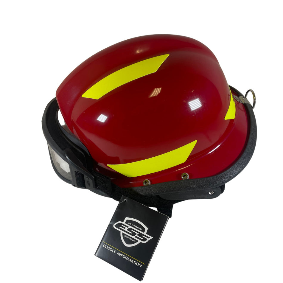 Bullard URXRDGFP4 6-1/2 to 8 Hat Size Red Modern Ultem(R) Fire Helmet
