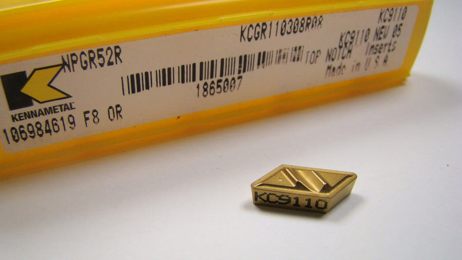 KENNAMETAL Carbide Profiling Insert NPGR52R KC9110